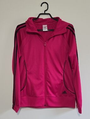 Hot Pink Adidas Track Jacket